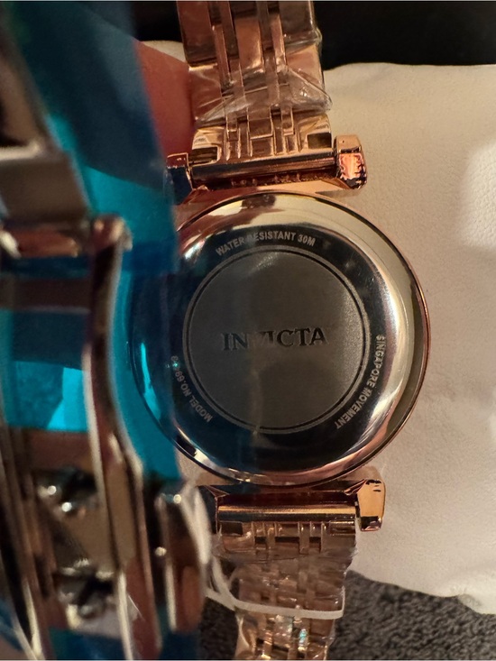 New Invicta Women’s Wildflower Rose Gold and emerald Watch 30mm 69419